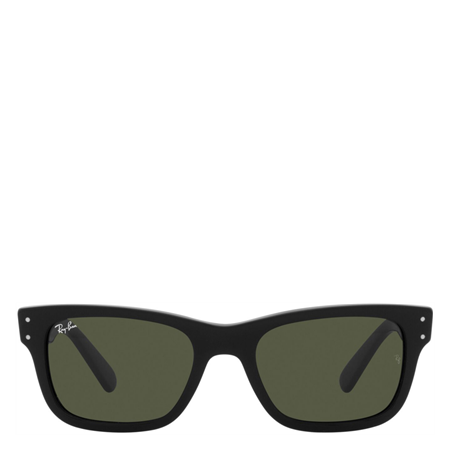 Mr Burbank solbrille Black, green lenses