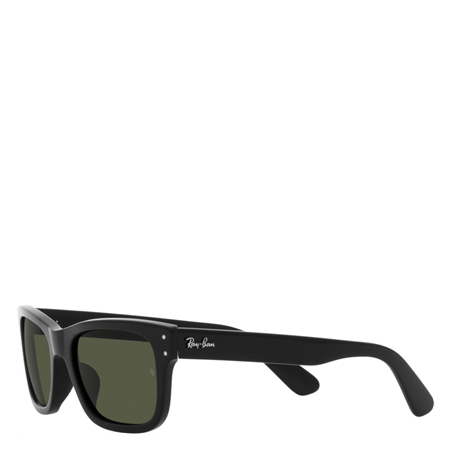 Mr Burbank solbrille Black, green lenses