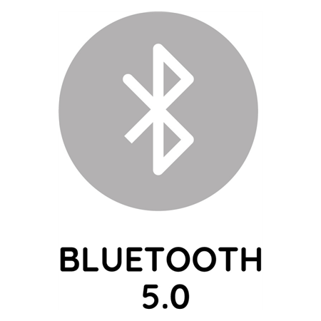 Eco:sense aural blue tooth earbuds White / black cable