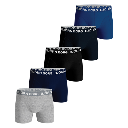 Poikien bokserit 5-pack core