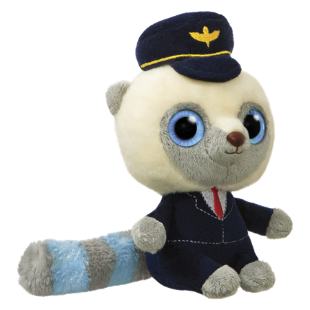 Yoohoo tøjdyr Pilot, 15 cm.