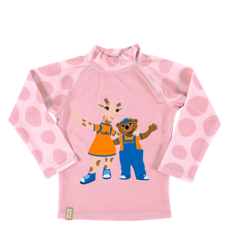 UV-bluse - Lyserød Str. 122/128