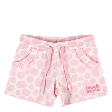 Shorts - Lyserøde prikker Str. 86/92