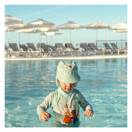 UV-hattu - Vihreä Koko 74/80