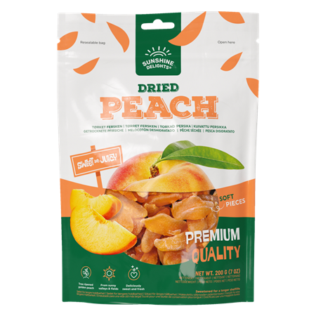 Dried fruit bites Peach