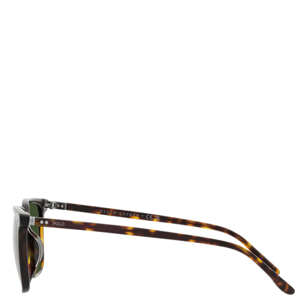 Polo® Aurinkolasit Shiny Dark Dark havana, dark green lenses