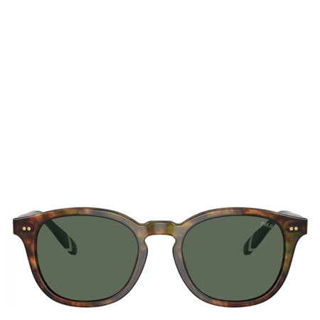 Polo® Shiny Solglasögon Brown tortoise, bottle green lenses