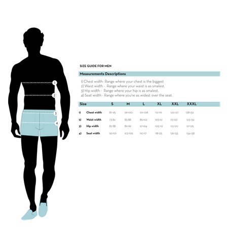 Regular Solid badeshorts Captains Blue Str. L