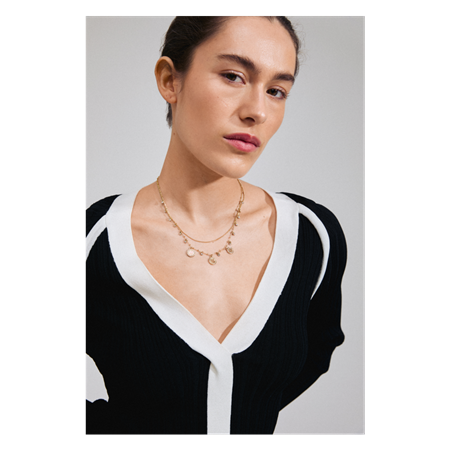 VERONICA kaulakoru 2-in-1 Gold plated