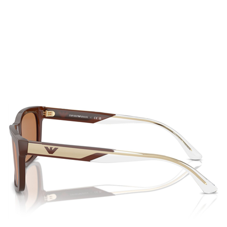 Emporio Armani® Aurinkolasit Shiny Opaline Brown Brown lenses