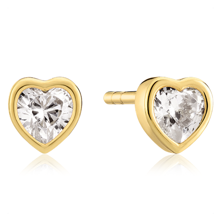 Amorino øredobber 18k gold plated