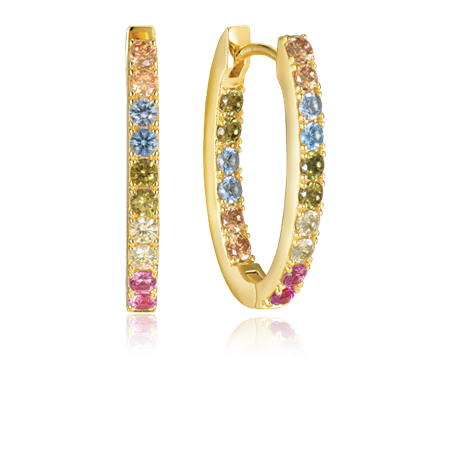 Ellisse Piccolo korvakorut 18k gold plated