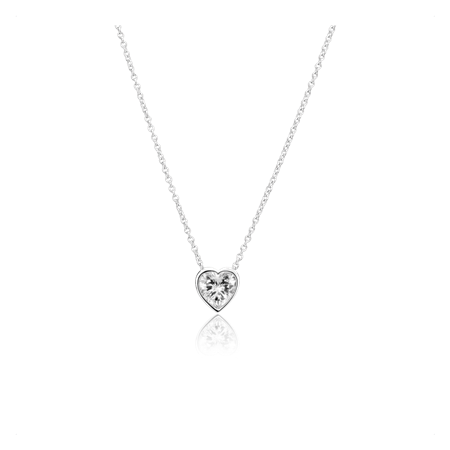 Amorino halsband Rhodium sterling silver 925