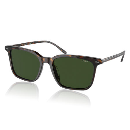Polo® Aurinkolasit Shiny Dark Dark havana, dark green lenses