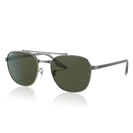 Ray-Ban® Men's Metal Solbriller Gunmetal, green lenses
