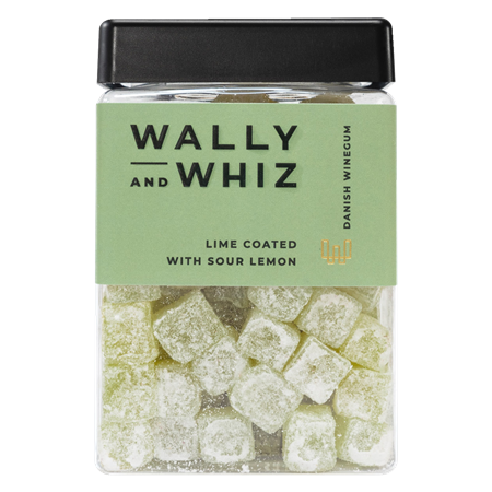 Wine Gums Lime Coated with Sour Lemon