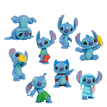 Stitch figures 8-pack, 7 cm