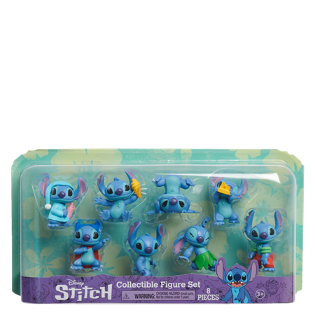 Stitch figures 8-pack, 7 cm