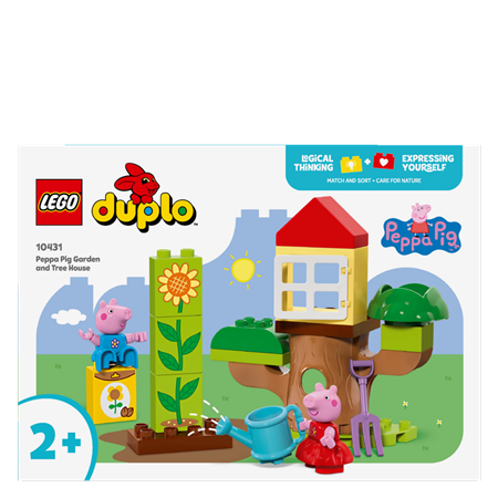 LEGO® Duplo Gurli Gris' have og trætophus