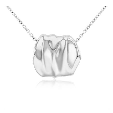 CK Sculptural kaulakoru Silver coloured