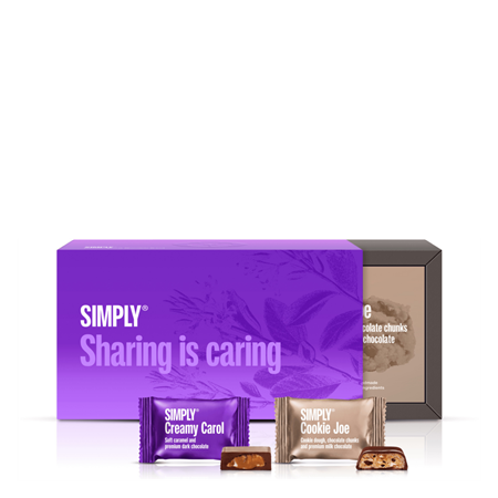 Chocolate box with 18 pcs Sharing is Caring