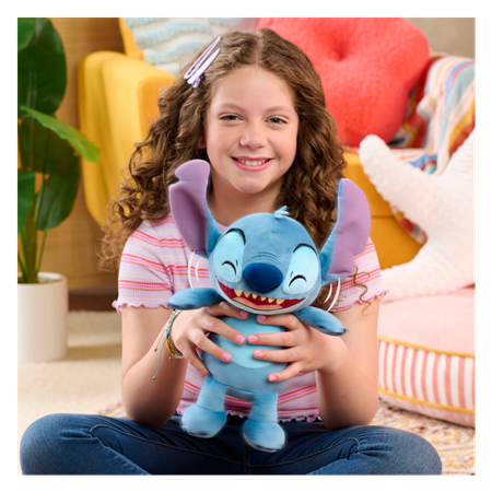 Disney Stitch Bamse med lyd og bevælgelse H: 28 cm