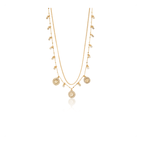 Necklaces 2-in-1 Gold plated