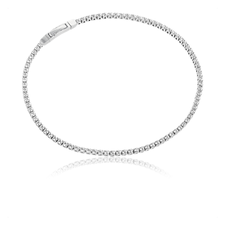 Ellera rannekoru White / rhodium sterling silver 925