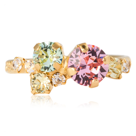 Stardust sormus Pastel combo / gold