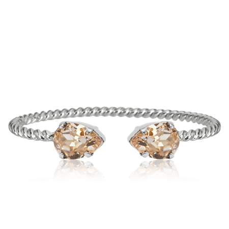 Mini Drop rannekoru Silk / rhodium