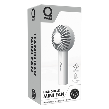 Håndholdt miniventilator White