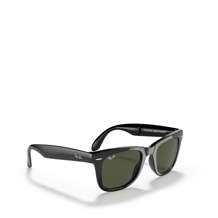 Ray-Ban® Wayfarer Folding Classic Solglasögon Black, green lenses