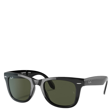 Ray-Ban® Wayfarer Folding Classic Solglasögon Black, green lenses