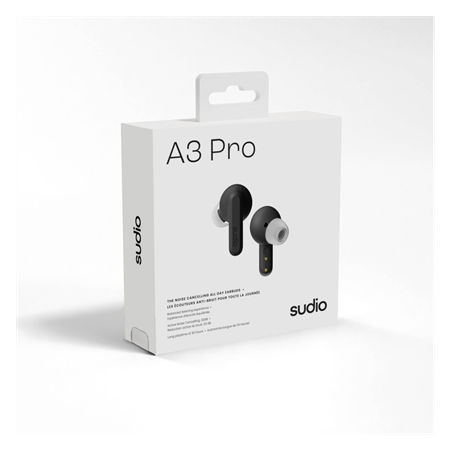A3 Pro ANC nappikuulokkeet Black