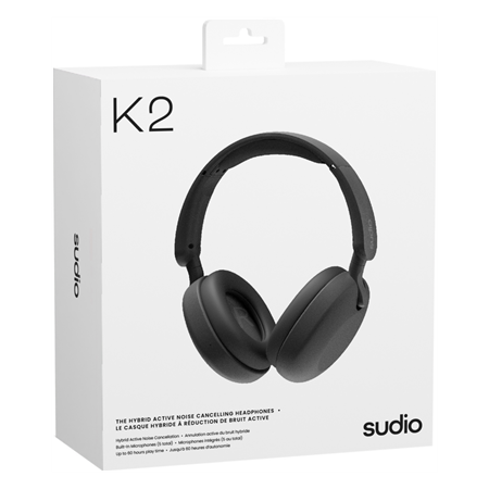 K2 wireless hodetelefoner Black