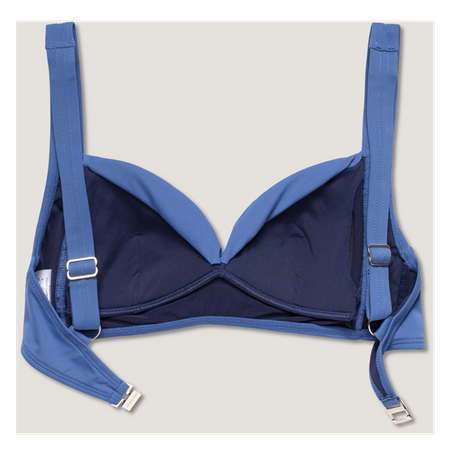 Medea Solid bikiniyläosa High Tide Blue Koko 44