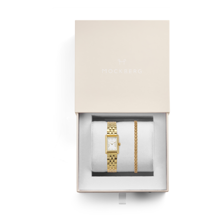 Timeless Watch & Darling Bracelet 18K PVD gold plated
