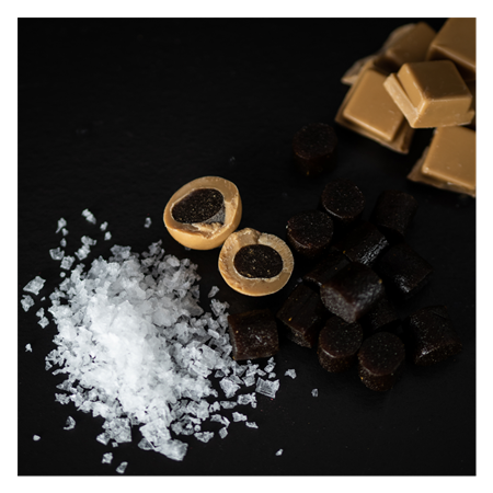 Chocolate Dragees 2-pack Liquorice chocolate & Liquorice caramel