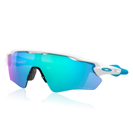 Oakley Radar Ev Path Sport Aurinkolasit Polished white, prizm saphire lenses