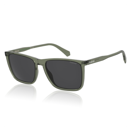 Polaroid Green Olive Solbriller Grey shaded
