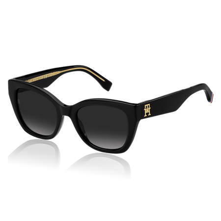 Tommy Hilfiger Aurinkolasit Black, grey gradient lenses