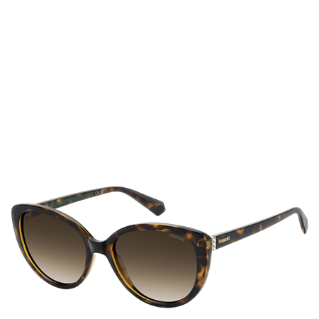 Polaroid Solbriller Havana, brown gradient polarized lenses