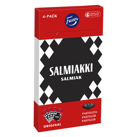 Salmiakki Liquorice Pastilles 4-pack