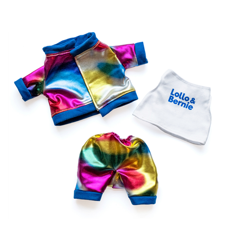 Lollo gosedjur med discokläder