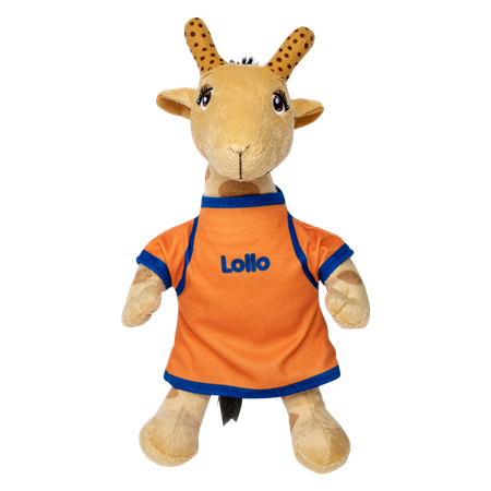 Lollo gosedjur med discokläder