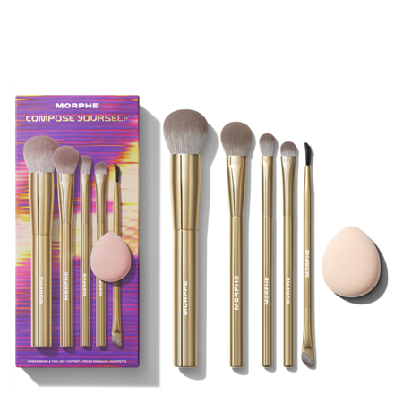 Compose Yourself Brush Set & Blender 6 pcs