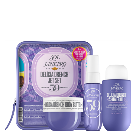 Delicia Drench Jet Set Body Collection