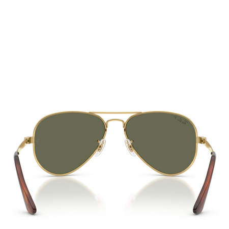 Aviator Max Solbriller Polished Arista/gold, green lenses
