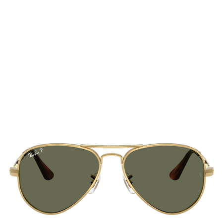 Aviator Max Solbriller Polished Arista/gold, green lenses