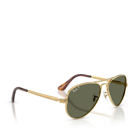 Aviator Max Solbriller Polished Arista/gold, green lenses